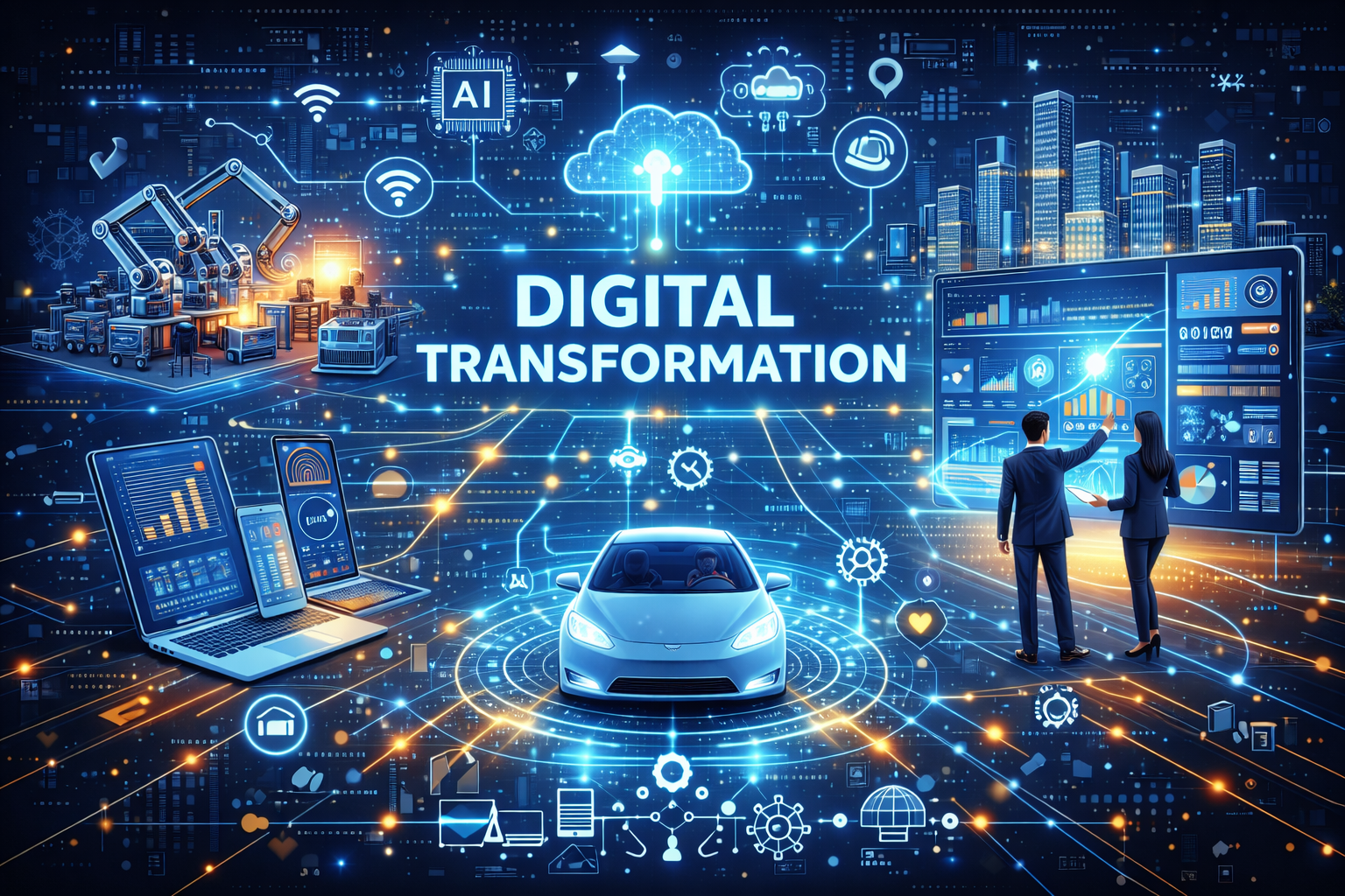 Digital Transformation Concept